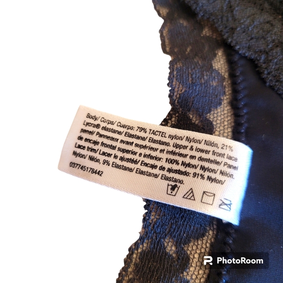 Flexees Shapewear NWOT Black Lace, Wear as Cami Sz 2 XL But Fits Smaller - Picture 4 of 9